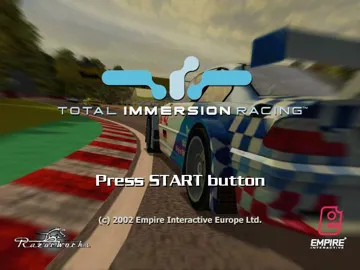 Total Immersion Racing (USA) screen shot title